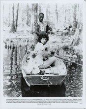 Swamp Thing original 1982 8x10 photo Adrienne Barbeau Reggie Batts on boat