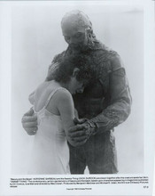Swamp Thing original 8x10 photo 1982 Adrienne Barbeau embraced by Swamp Thing
