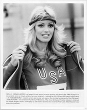Susan Anton original 8x10 photo in USA sports shirt 1979 movie Goldengirl