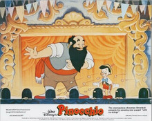 Walt Disney's Pinocchio original 1970's 8x10 lobby card Stromboli Pinocchio
