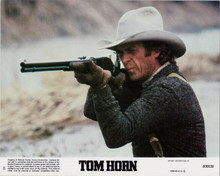 Tom Horn original 1980 8x10 lobby card Steve McQueen takes aim with rifle