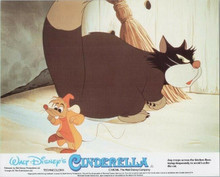 Walt Disney's Cinderella original 1970's 8x10 lobby card Jaq & Lucifer