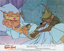 Walt Disney Robin Hood 1973 original 8x10 lobby card Robin Prince John sleeping