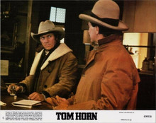Tom Horn original 1980 8x10 lobby card Steve McQueen looks tough in bar scene