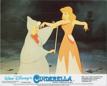Walt Disney's Cinderella original 1970;s 8x10 lobby card Fairy Godmother Cinders