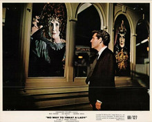 No Way To Treat A Lady original 8x10 inch lobby card George Segal looks at art