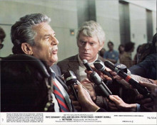 Network original 8x10 inch lobby card Peter Finch addresses reporters questions