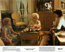 Nine to Five original 8x10 inch lobby card Dolly Jane and Lily sit around table