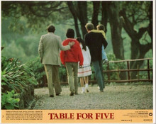 Table For Five original 8x10 lobby Jon Voight Richard Crenna with kids in park