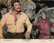 The Last Hard Men original 1976 8x10 lobby card Charlton Heston James Coburn