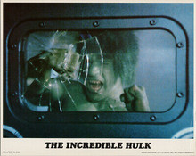The Incredible Hulk original 1979 8x10 lobby card Lou Ferrigno breaking out