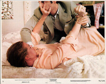 Lipstick 1976 original 8x10 lobby card Margaux Hemingway attacked on bed