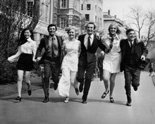 Husbands Peter Falk Ben Gazzara John Cassavetes Gena Rowlands running 8x10 photo
