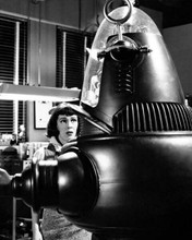 The Thin Man TV series Robby the Robot approaches Phyllis Kirk Robot Client 8x10