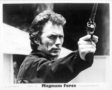 Clint Eastwood original 8x10 inch photo 1973 Magnum Force points firing range