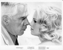 Prime Cut original 8x10 inch photo 1972 Angel Tompkins Lee Marvin nose to nose