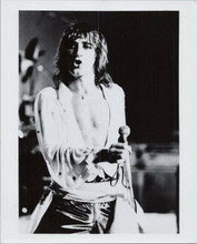 Rod Stewart 8x10 photo in concert with original black and white 8x10 negative