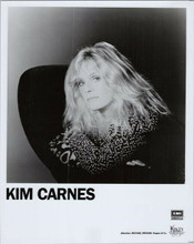 Kim Carnes original EMI record label promotional 8x10 photo