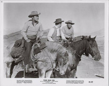 Posse From Hell original 1961 8x10 photo Audie Murphy John Saxon on horseback