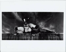 Halle Berry 2004 original 8x10 photo on rooftop as Catwoman