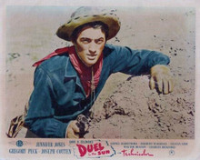 Duel in the Sun vintage poster artwork 8x10 photo Gregory Peck holds gun