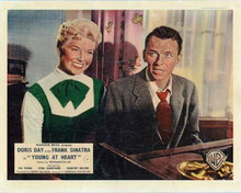 Young at Heart Doris Day Frank Sinatra sit at piano vintage art 8x10 inch photo