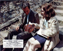 The Out of Towners 1970 Jack Lemmon Sandy Dennis sit on train tracks 8x10 photo