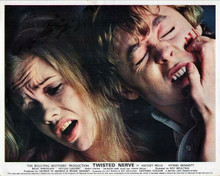 Twisted Nerve 1968 Hayley Mills scratches Hywel Bennett's face 8x10 inch photo