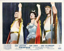 Trapeze vintage art 8x10 photo Burt Lancaster Gina Lollobrigida Tony Curtis