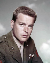 Robert Wagner with crew cut haircut in uniform 1958 In Love and War 8x10 photo