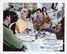 Send Me No Flowers Doris Day Clint Walker Rock Hudson at restaurant 8x10 photo