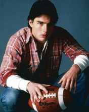 Tom Cruise studio portrait holding football 1983 All The Right Moves 8x10 photo