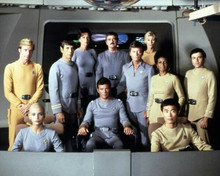 Star Trek The Motion Picture Kirk Spock Bones & whole cast on bridge 8x10 photo