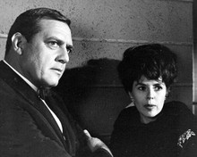 Perry Mason 1960's TV Raymond Burr and unidentified gesu star 8x10 inch photo