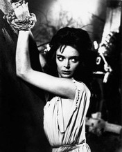Barbara Steele bound with arms up tied to post Black Sunday 1960 8x10 inch photo