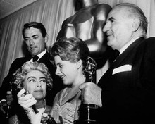 Gregory Peck Joan Crawford Patty Duke Ed Begley 1963 Academy Awards 8x10 photo