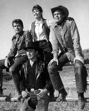 The Virginian James Drury Doug McClure Roberta Shore Clu Gulager 8x10 inch photo