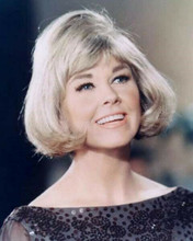 Doris Day beautiful smiling pose in sequined dress circa 1967 8x10 inch photo