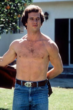Tom Wopat beefcake bare chested pose wearing jeans Dukes of Hazzard 4x6 photo