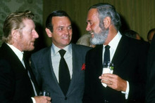 David Janssen Henry Fonda Danny Kaye rare early 1970's at event together 4x6