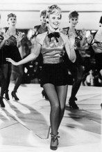 Olivia Newton John cute full length dancing in shorts & stockings Xanadu 4x6