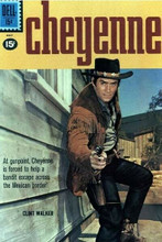 Cheyenne western TV Dell comic book cover Clint Walker 8x12 inch photo