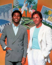 Miami Vice first season portrait Don Johnson & Philip Michael Thomas 8x10 photo