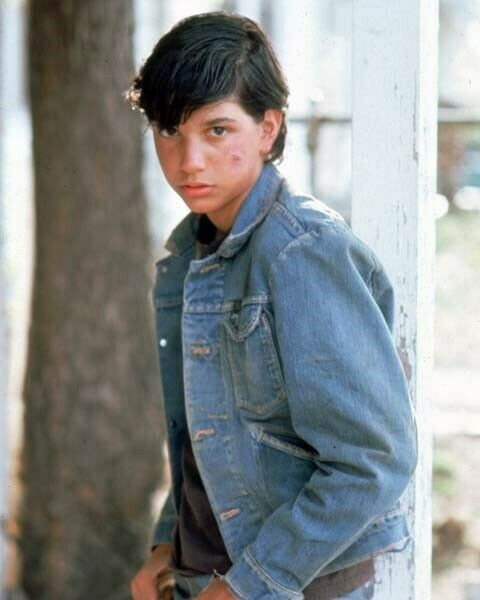 Johnny Cade in denim jacket 1983 