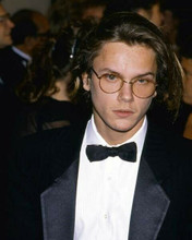 River Phoenix wearing tuxedo and glasses at Academy Awards 8x10 inch photo