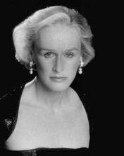 Glenn Close beautiful studio glamour portrait in black dress 8x10 inch photo