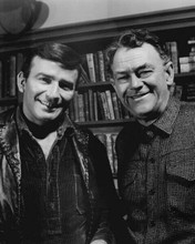 The Virginian 1967 James Drury & John McIntire in Shiloh library 8x10 inch photo