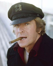 Michael Caine with trademark cigar 1979 Beyond The Poseidon Adventure 8x10 photo