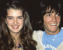 Brooke Shields smiles with Scott Baio on date 1978 8x10 inch photo