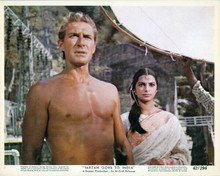 Tarzan Goes To India 1962 Jock Mahoney Simi Garewal original 8x10 lobby card